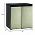 5.5 Cu.Ft. Side by Side Refrigerator/Freezer, Black/Platinum (RMS551SS)