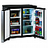 5.5 Cu.Ft. Side by Side Refrigerator/Freezer, Black/Platinum (RMS551SS)