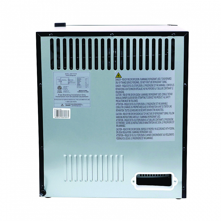 1.7 Cu.Ft Superconductor Compact Refrigerator, Black (SAR1701N1B)