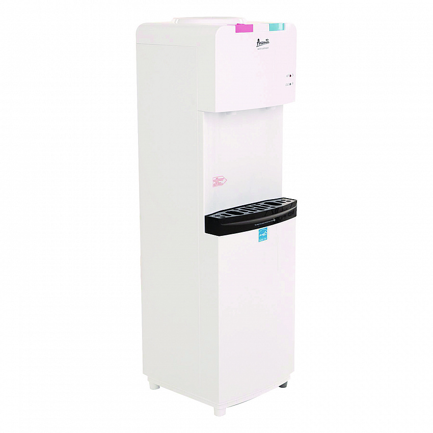 Hot and Cold Water Stand Up Dispenser, 3 gal to 5 gal, 11 x 12 x 36, White (WDHC770I0W)