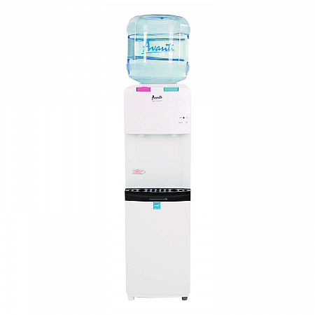 Hot and Cold Water Stand Up Dispenser, 3 gal to 5 gal, 11 x 12 x 36, White (WDHC770I0W)