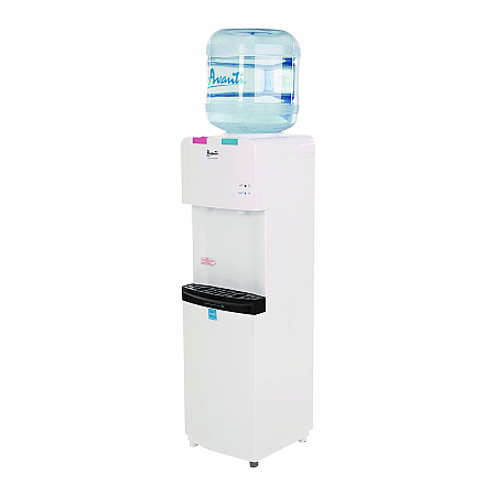 Hot and Cold Water Stand Up Dispenser, 3 gal to 5 gal, 11 x 12 x 36, White (WDHC770I0W)