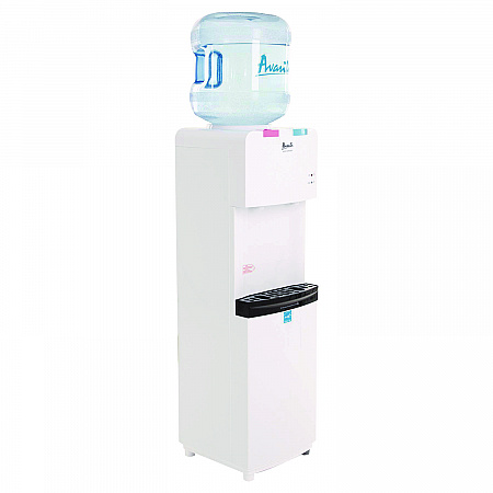 Hot and Cold Water Stand Up Dispenser, 3 gal to 5 gal, 11 x 12 x 36, White (WDHC770I0W)