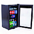 3 Cu. Ft. Refrigerator/Beverage Cooler, 18.75 x 19.5 x 33.75, Black/Stainless Steel Framed Glass Door (BCA306SSIS)