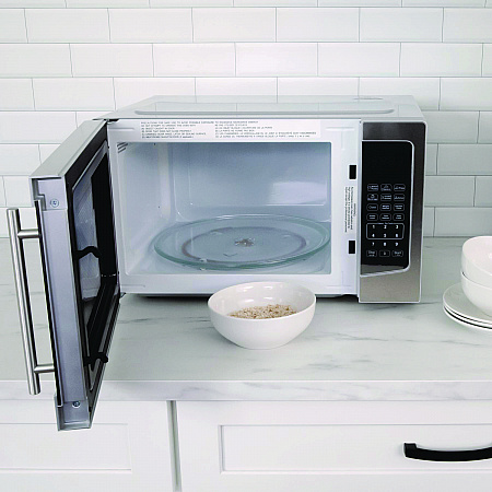 1.1 cu ft Compact Microwave Oven, 1,000 W, Mirror-Finish (MT116V4M)