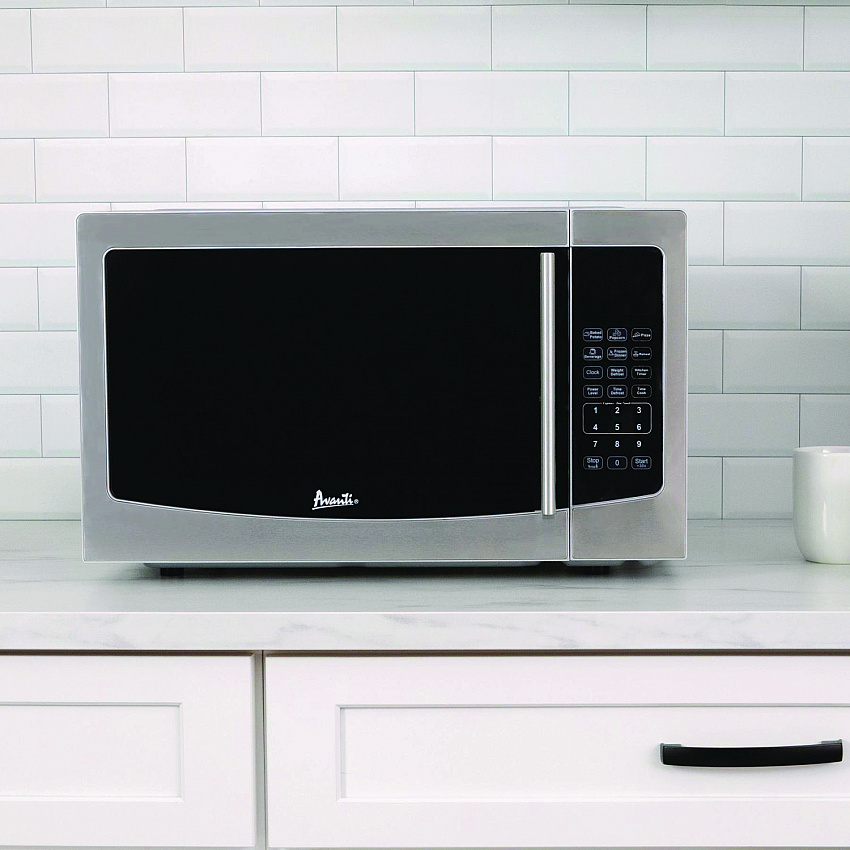 1.1 cu ft Compact Microwave Oven, 1,000 W, Mirror-Finish (MT116V4M)