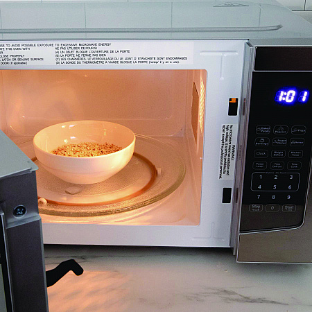 1.1 cu ft Compact Microwave Oven, 1,000 W, Mirror-Finish (MT116V4M)