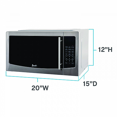 1.1 cu ft Compact Microwave Oven, 1,000 W, Mirror-Finish (MT116V4M)