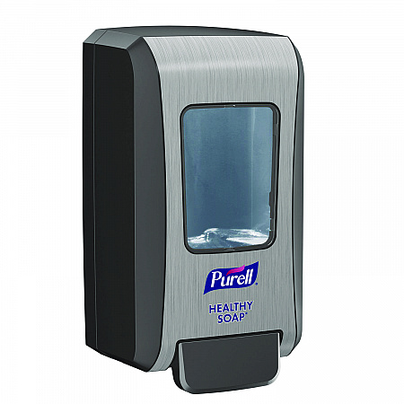 FMX-20 Soap Push-Style Dispenser, 2,000 mL, 6.5 x 4.65 x 11.86, Graphite/Chrome, 6/Carton (523406CT)