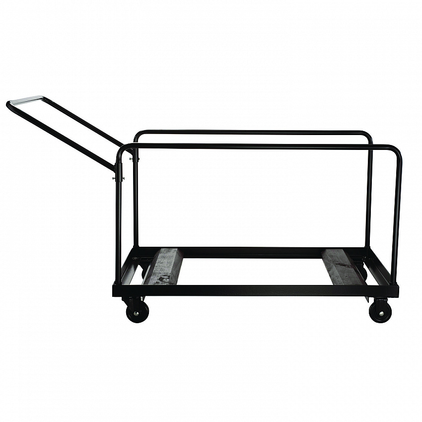 Folding Table Dolly For Round Tables, 1,100 lb Capacity, 27.75" x 47.5" x 31.25", Brown (DY60R)