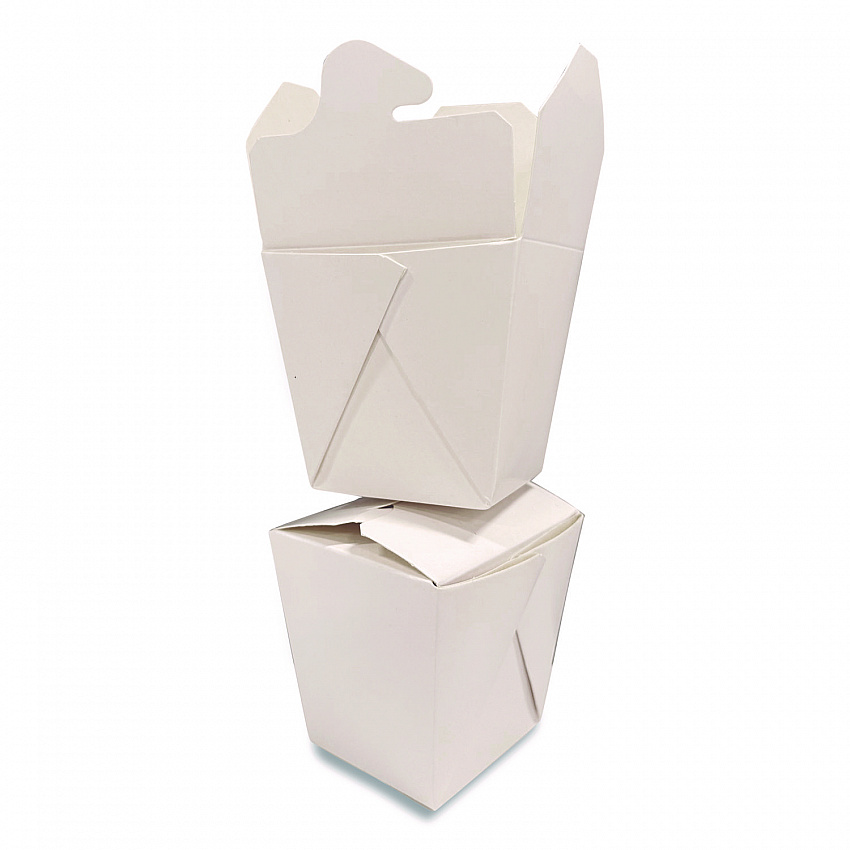 Food Pail, 32 oz, 4 x 3.69 x 4.55, White, Paper, 400/Carton (3103032)
