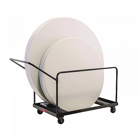 Folding Table Dolly For Round Tables, 1,100 lb Capacity, 27.75