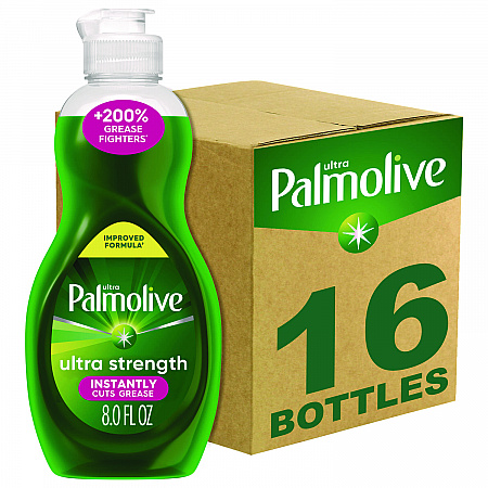 Dishwashing Liquid, Fresh Scent, 8 oz. Bottle, 16/Carton (61047169)