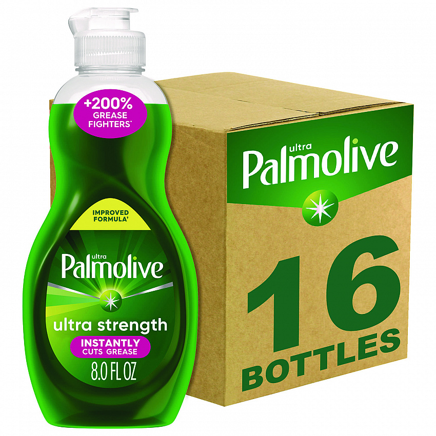 Dishwashing Liquid, Fresh Scent, 8 oz. Bottle, 16/Carton (61047169)
