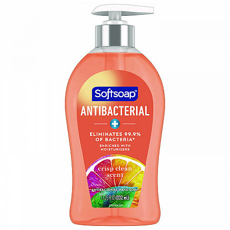 Antibacterial Hand Soap, Crisp Clean Scent, 11.25 oz, 6/Carton (44571)