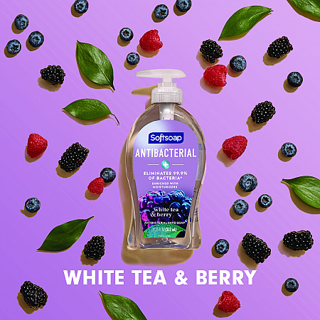 Antibacterial Hand Soap, White Tea and Berry Fusion Scent, 11.25 oz (44573EA)