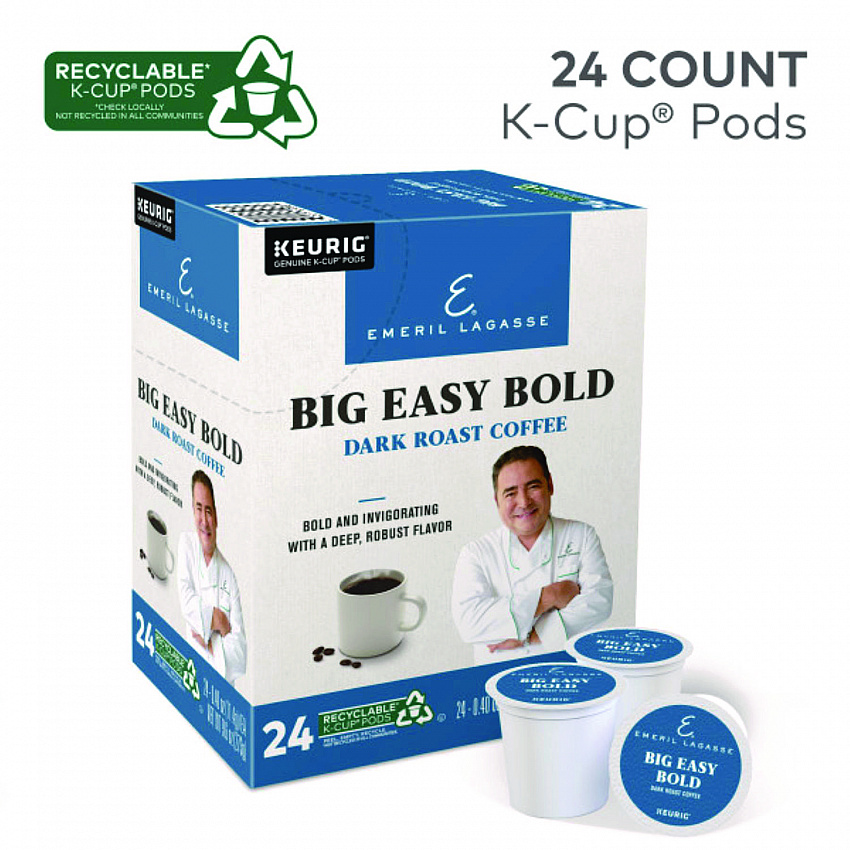 Big Easy Bold Coffee K-Cups, 24/Box (PB1036)