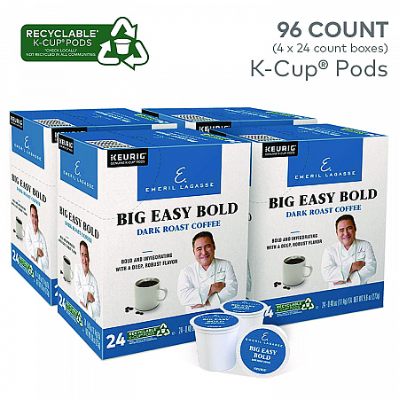 Big Easy Bold Coffee K-Cups, 96/Carton (PB1036CT)