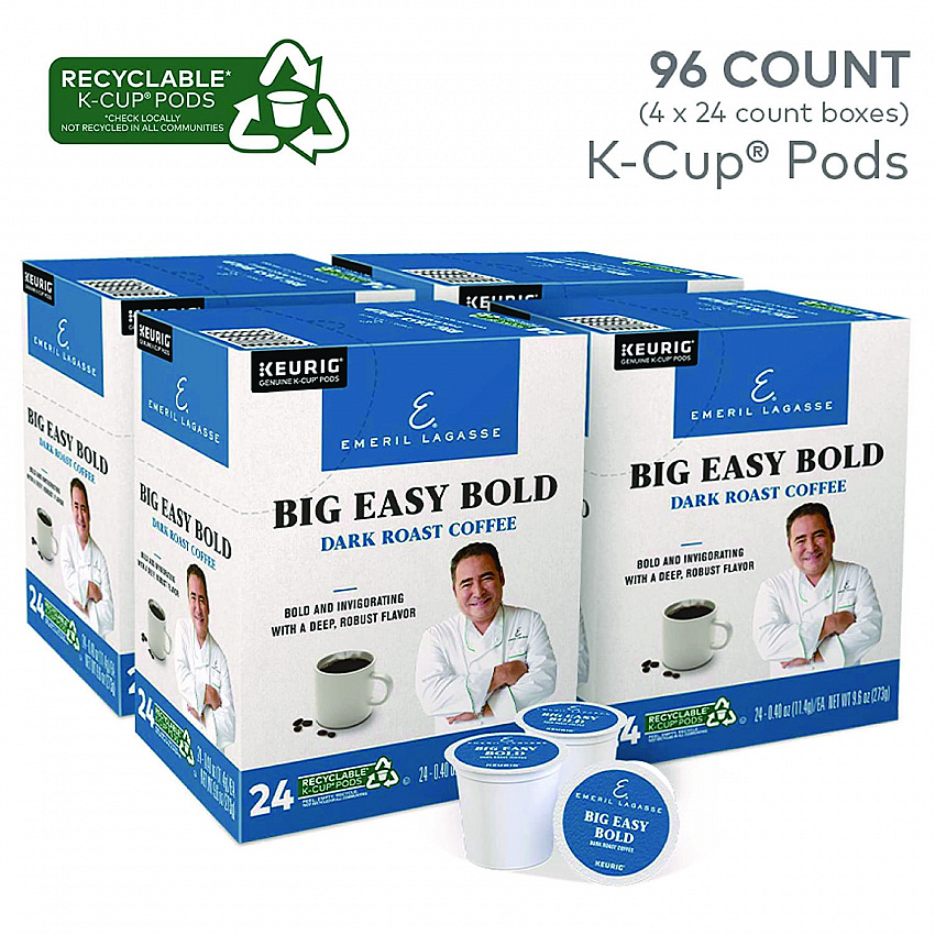 Big Easy Bold Coffee K-Cups, 96/Carton (PB1036CT)
