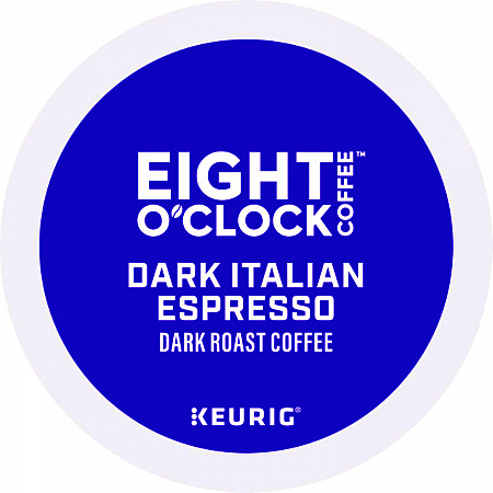Dark Italian Espresso Coffee K-Cups, 24/Box (6408)
