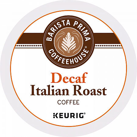 Decaf Italian Roast Coffee K-Cups, 24/Box (8506)