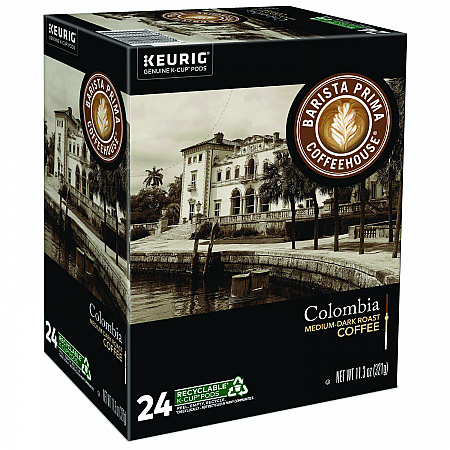 Colombia K-Cups Coffee Pack, 24/Box (6613)