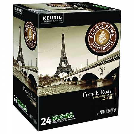 French Roast K-Cups Coffee Pack, 24/Box (6611)