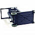 Janitor's Cart, Plastic, 4 Shelves, 1 Bin, 19