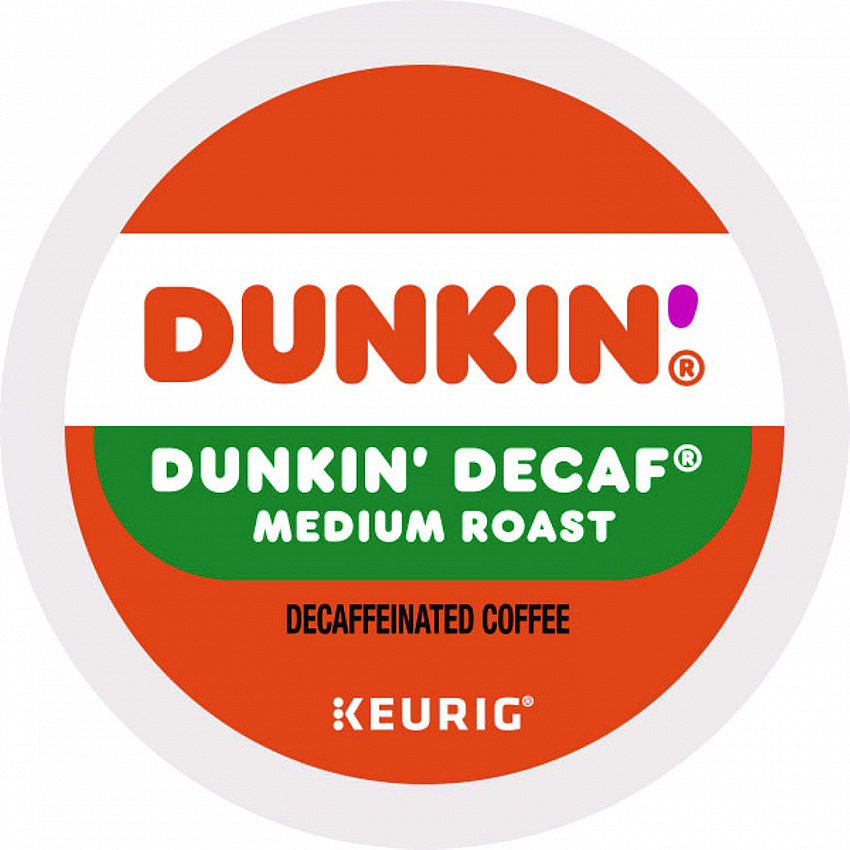 K-Cup Pods, Dunkin' Decaf, 22/Box (1269)