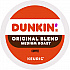 K-Cup Pods, Dunkin Regular, 88/Carton (1267CT)