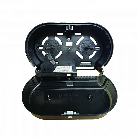 Morsoft Small Core Tissue Dispenser, 11.86 x 5.48 x 7.32, Black Translucent (M1005)