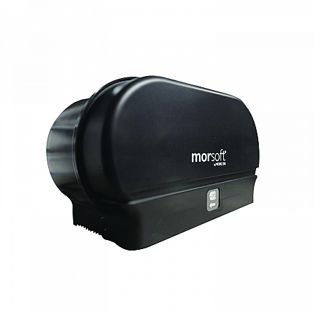 Morsoft Small Core Tissue Dispenser, 11.86 x 5.48 x 7.32, Black Translucent (M1005)