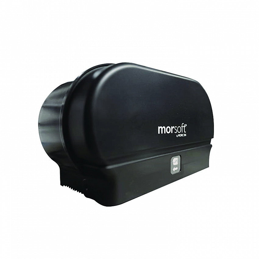 Morsoft Small Core Tissue Dispenser, 11.86 x 5.48 x 7.32, Black Translucent (M1005)