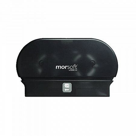 Morsoft Small Core Tissue Dispenser, 11.86 x 5.48 x 7.32, Black Translucent (M1005)