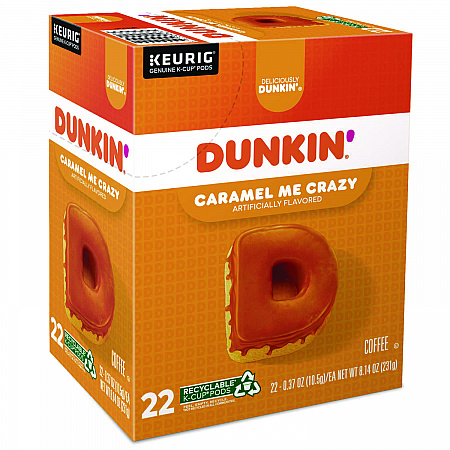 K-Cup Pods, Caramel Me Crazy, 22/Box (1277)