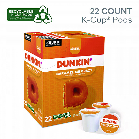 K-Cup Pods, Caramel Me Crazy, 22/Box (1277)