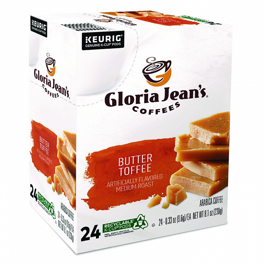 Butter Toffee Coffee K-Cups, 24/Box (60051012)