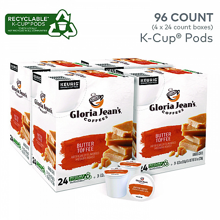Butter Toffee Coffee K-Cups, 96/Carton (60051012CT)