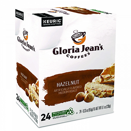 Hazelnut Coffee K-Cups, 24/Box (60051052)