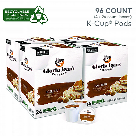 Hazelnut Coffee K-Cups, 96/Carton (60051052CT)