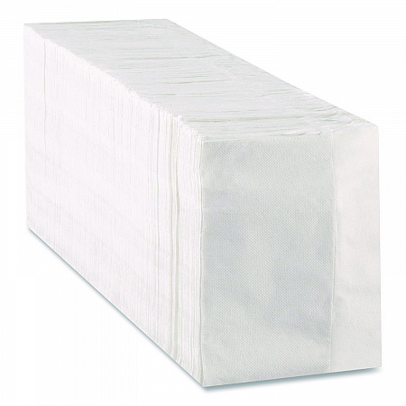 Interfold Napkin Refills, 1-Ply, 13 x 12, White, 600 Napkins/Pack,12 Packs/Carton (37803)