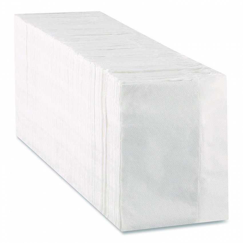 Interfold Napkin Refills, 1-Ply, 13 x 12, White, 600 Napkins/Pack,12 Packs/Carton (37803)