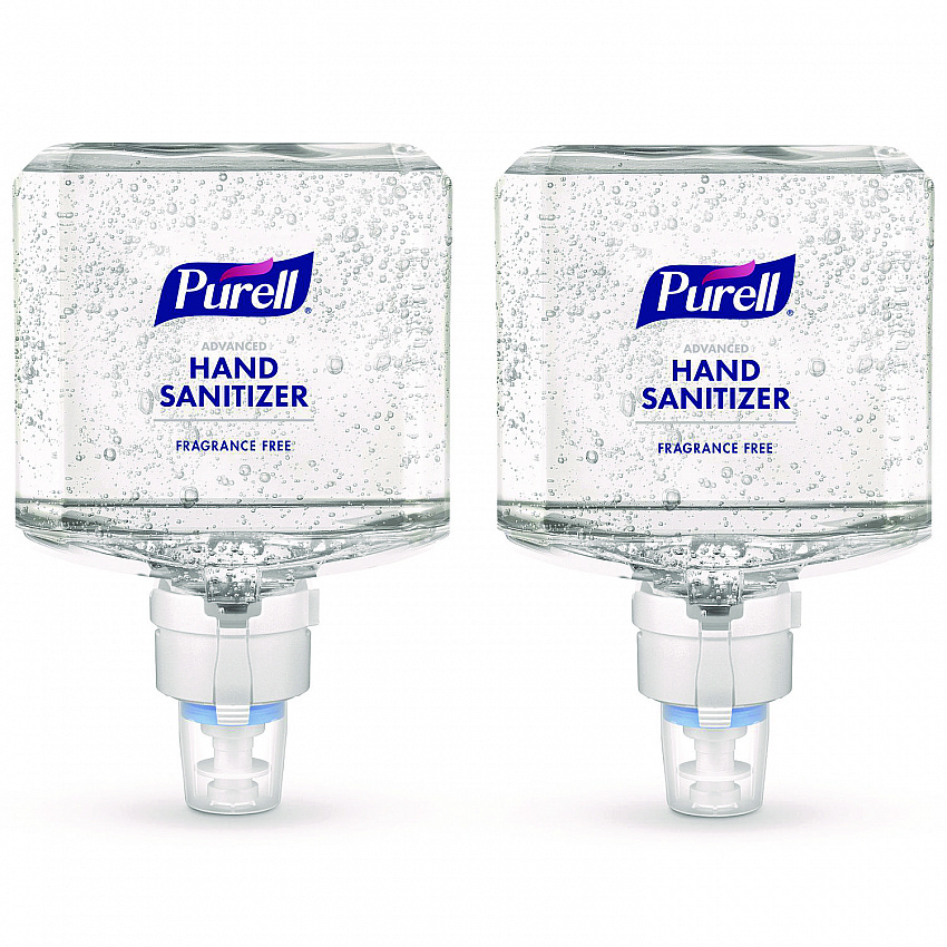 Professional Advanced Gel Hand Sanitizer Fragrance Free, For ES8 Dispenser, 2/Carton (776002)