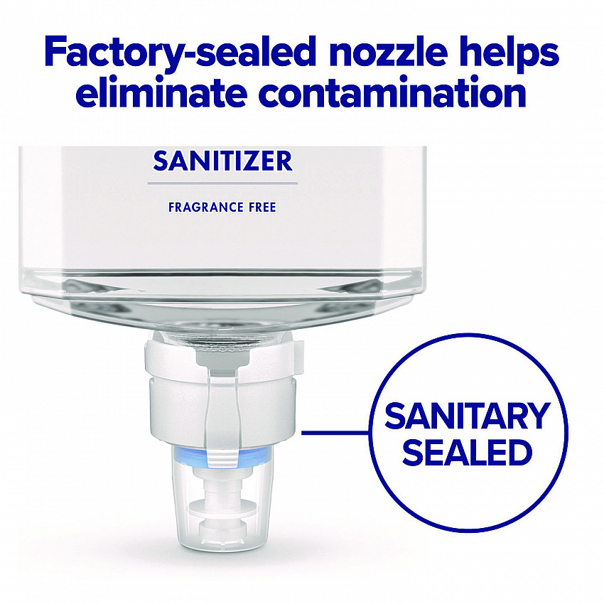 Professional Advanced Gel Hand Sanitizer Fragrance Free, For ES8 Dispenser, 2/Carton (776002)