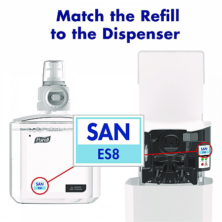 FS8 Floor Stand Dispenser with Energy-on-the-Refill and SMARTLINK Capability, 12.75 x 11.25 x 39, Graphite (7724DS)