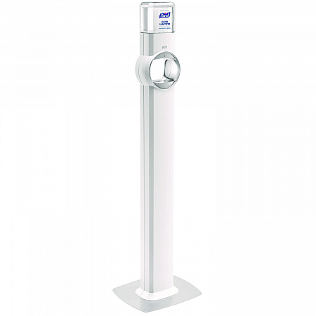 FS8 Floor Stand Dispenser with Energy-on-the-Refill and SMARTLINK Capability, 12.75 x 11.25 x 39, White (7720DS)