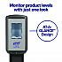 MESSENGER CS8 Silver Panel Floor Stand with Dispenser, 1,200 mL, 15.13 x 16.62 x 52.68, Graphite/Silver (7518DSSLV)