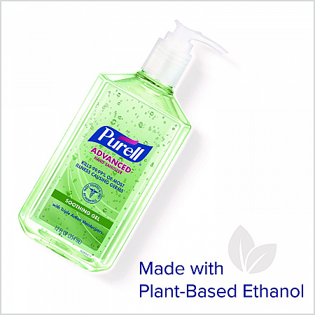 Advanced Hand Sanitizer Soothing Gel, 12 oz Pump Bottle, Fresh Scent (363912EA)