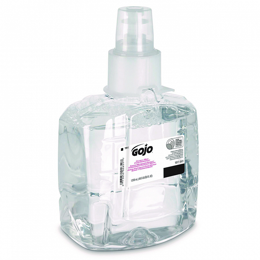 Clear and Mild Foam Handwash Refill, For LTX-12 Dispenser, Fragrance-Free, 1,200 mL, 2/Carton (191102CT)