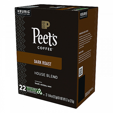 House Blend Coffee K-Cups, 22/Box (6546)